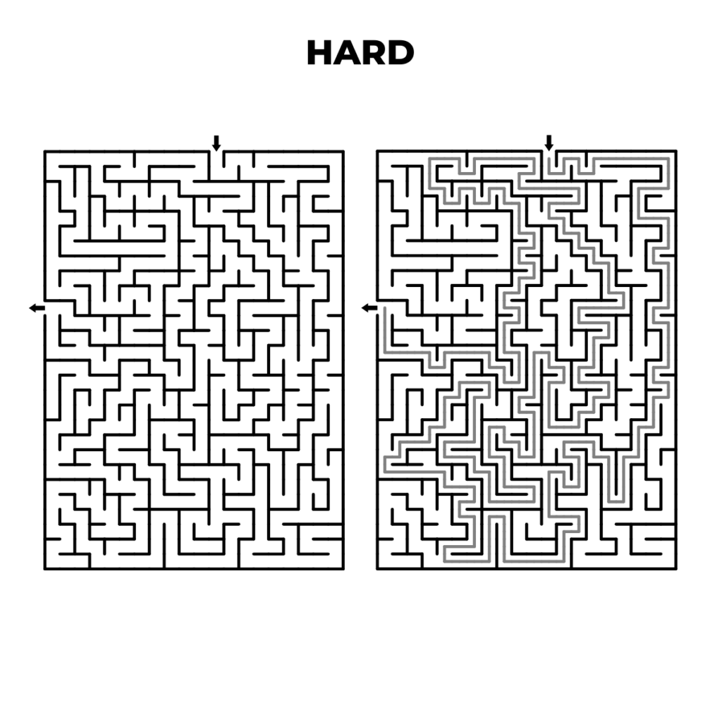 Endless Mazes Aha Printables Endless mazes aha printables